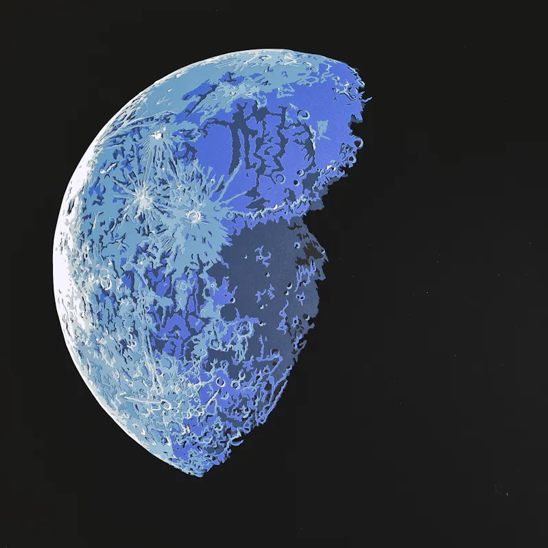 Blue Half Moon