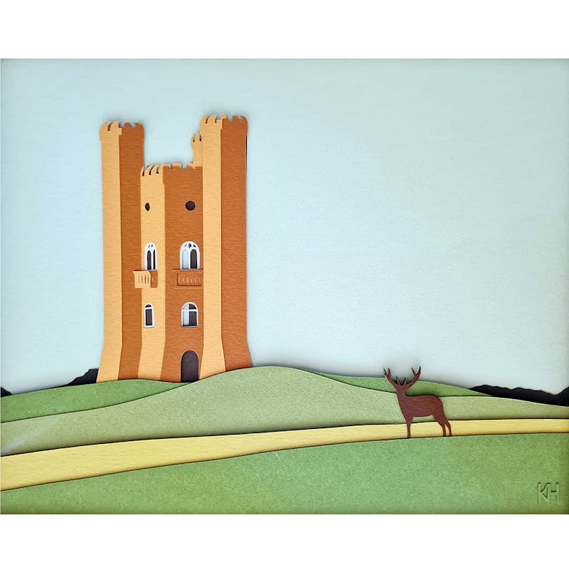 Stag, Broadway Tower